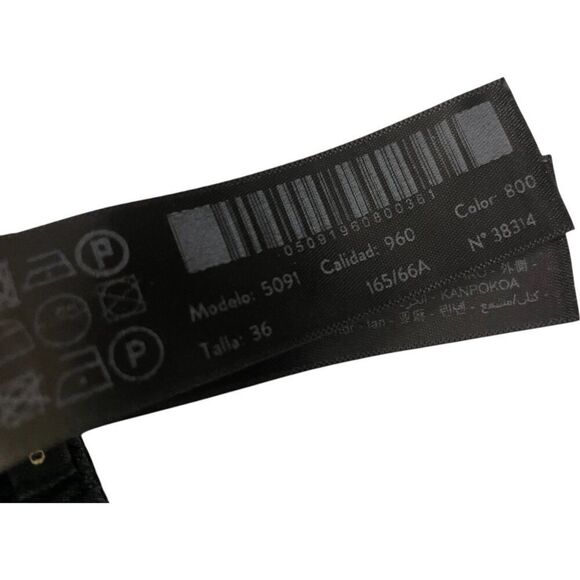 Massimo Dutti Womens Linen trousers Pants EU 36 US 4 Black Wide leg 5091/960 - Picture 4 of 9